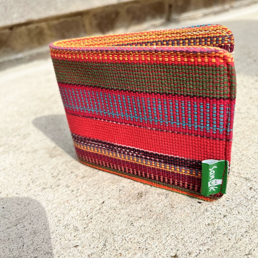 Sanuk Men's Poncho Hemp Stripe Wallet